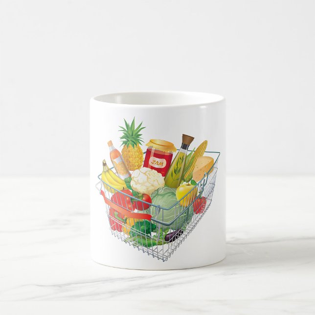 Mug Panier d'achat supermarché (Créateur téléchargé)