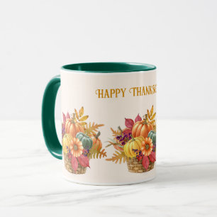 Mug Panier de Citrouille de Thanksgiving