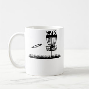 Mug Panier de Disc Golf avec des Chats - Disc Golfeur