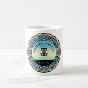 Mug Panier de golf de disque