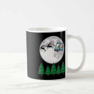 Mug Panier de golf Père Noël Sleigh de Noël - Funny Pa