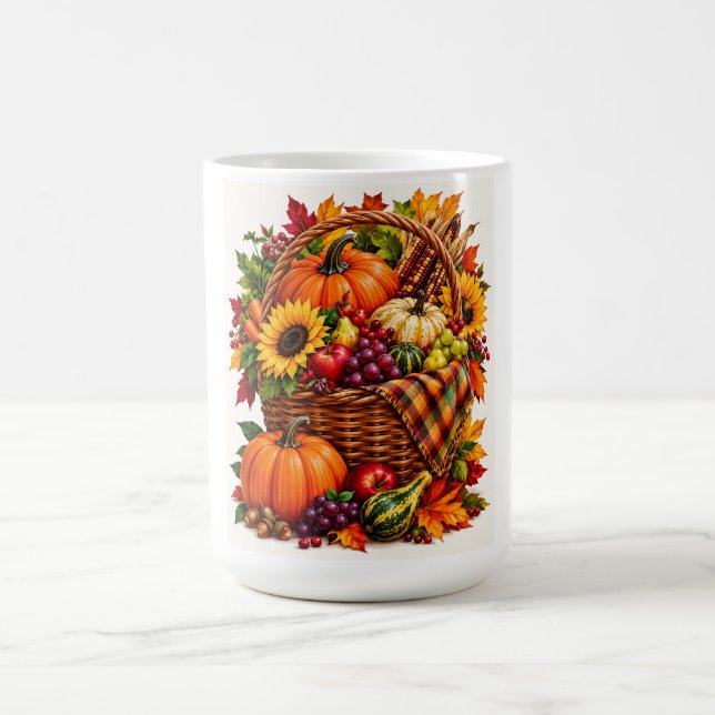 Mug Panier de récolte d'automne (Centre)