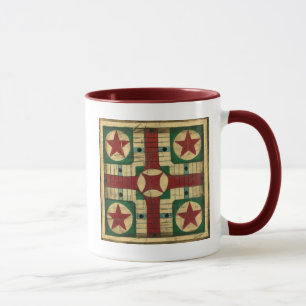 Mug Panneau antique de jeu de Parcheesi par le