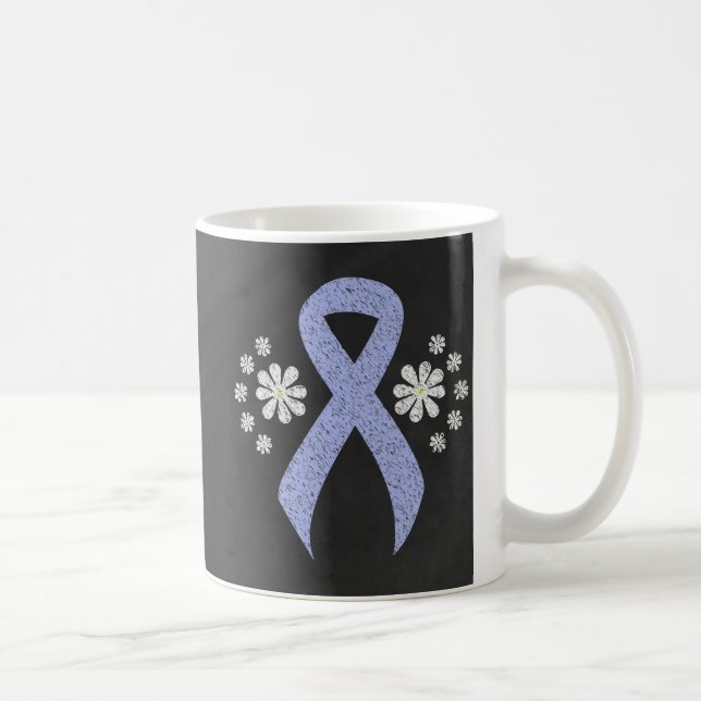 Mug Panneau Clé Bleu Ruban (Droite)