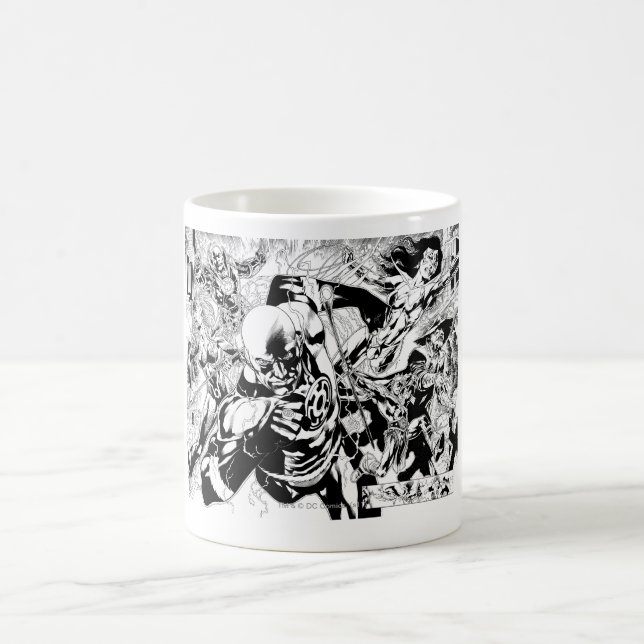Mug Panneau comique nocturne le plus noir (Centre)