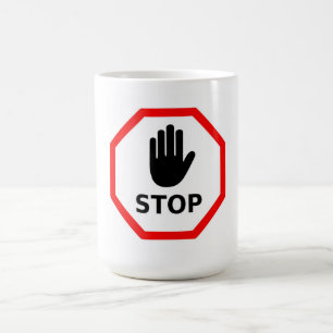 Mug Panneau d'arrêt