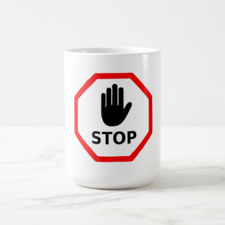Mug Panneau d'arrêt