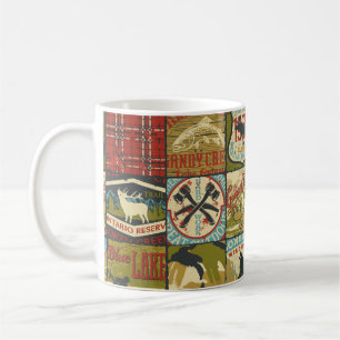 Mug Panneau d'aventure et symbole patchw des territoir