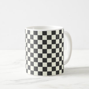 Mug Panneau de contrôle noir et blanc désactivé