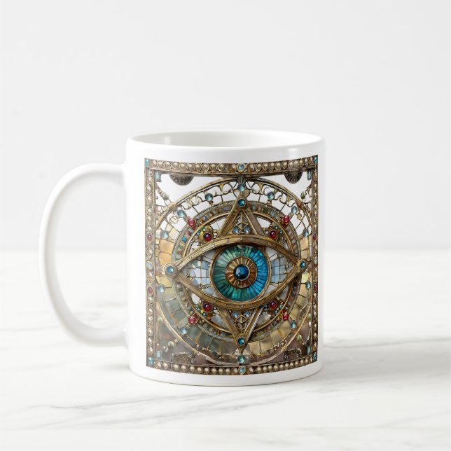 Mug Panneau de fenêtre orné du troisième œil (Gauche)