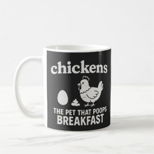 Mug Panneau de ferme de poulet drôle - L'animal de com