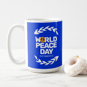 Mug Panneau de paix de la Journée Mondiale de la Paix