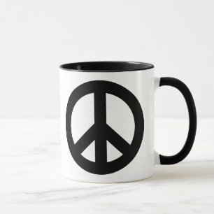 Mug Panneau de Paix noir