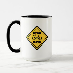 Mug Panneau de route de Cycopath Funny pour Sweat - sh