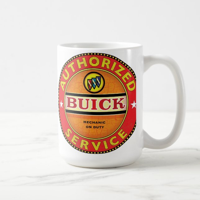 Mug Panneau de service des voitures Buick vintage (Droite)