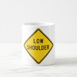 Mug Panneau de signalisation à épaulement bas