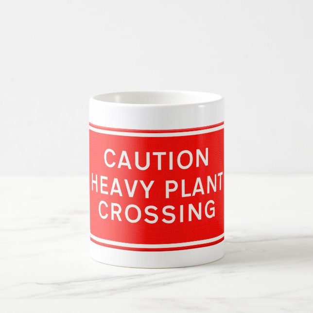 Mug Panneau de signalisation - Attention, passage de v (Centre)