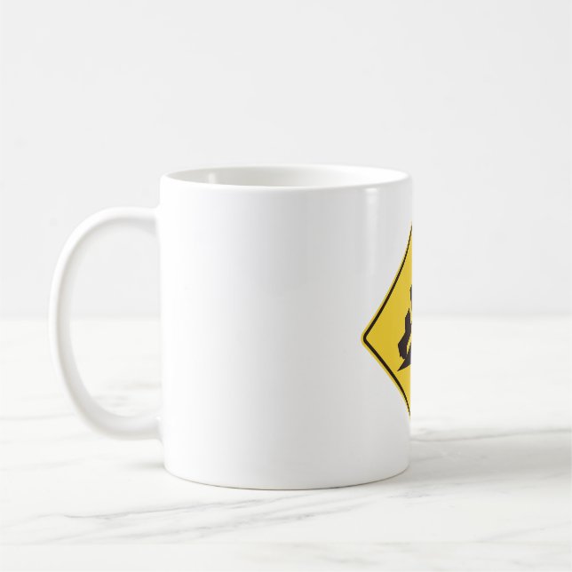 Mug Panneau de signalisation de pente raide pour camio (Gauche)
