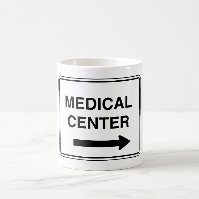 Mug Panneau du Centre Médical (Créateur téléchargé)