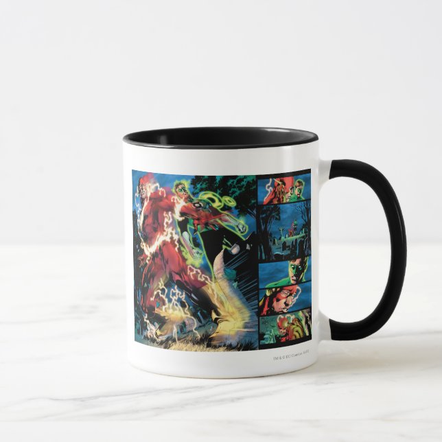 Mug Panneau Flash et Lanterne verte (Droite)