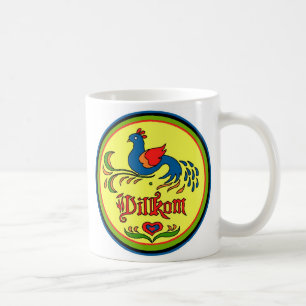 Mug Panneau hexadécimal Bienvenue Oiseau