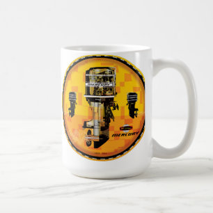 Mug Panneau Moteurs externes au mercure Vintage