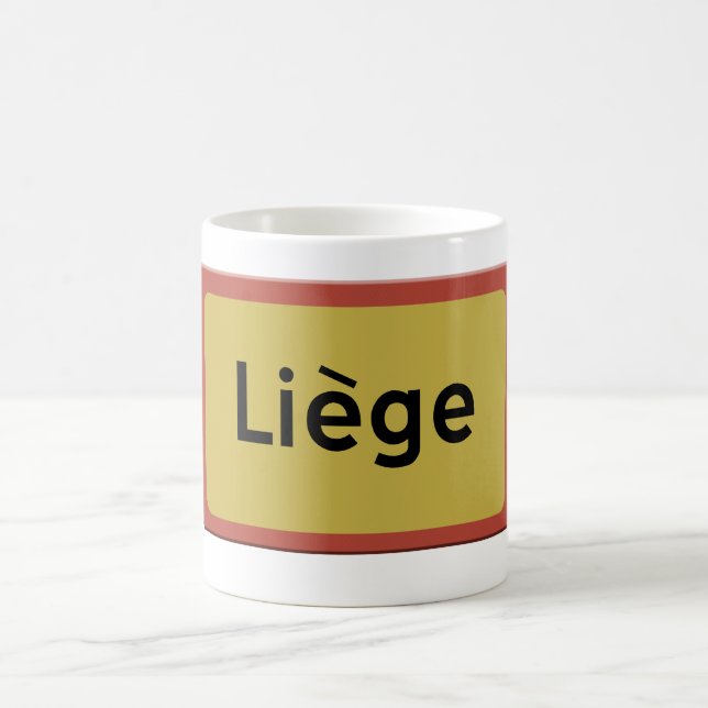 Mug Panneau routier de Liège (Centre)