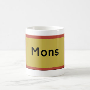 Mug Panneau routier de Mons