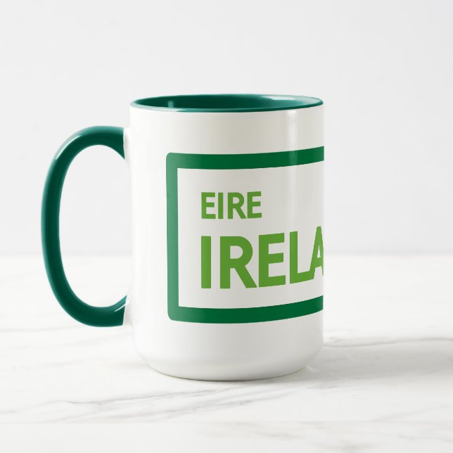Mug Panneau routier d'Irlande (Gauche)