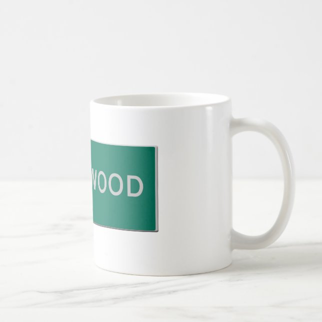 Mug panneau routier Hollywood (Droite)
