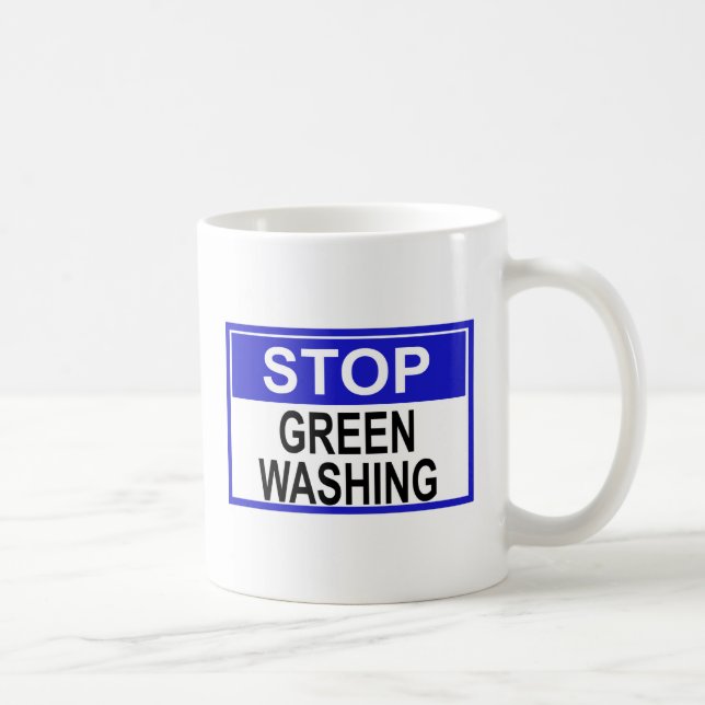 Mug Panneau Stop au Greenwashing (Droite)