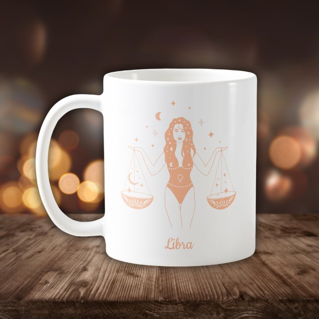 Mug Panneau Zodiac de la balance des couleurs modifiab (Créateur téléchargé)