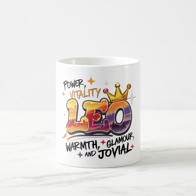 Mug Panneau Zodiac Graffiti/Leo (Centre)