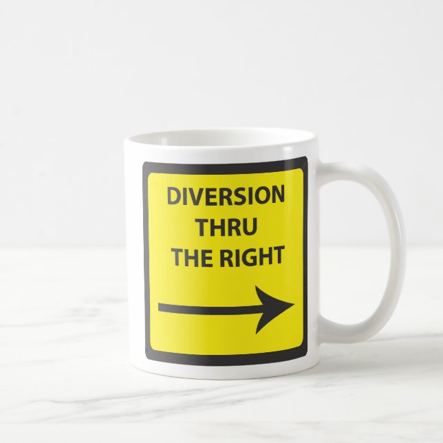 MUG PANNEAUX DE DÉVIATION (Droite)
