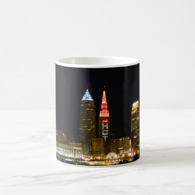 Mug Panorama de Cleveland en feu (Centre)