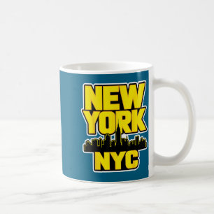 Mug panorama de new york city bronx queens manhattan é