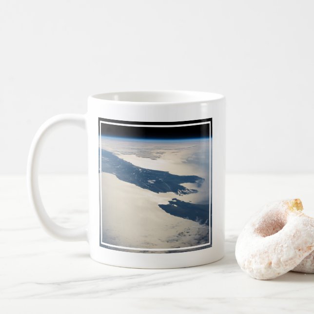 Mug Panorama depuis l'espace Highlights Cook Strait (Avec donut)