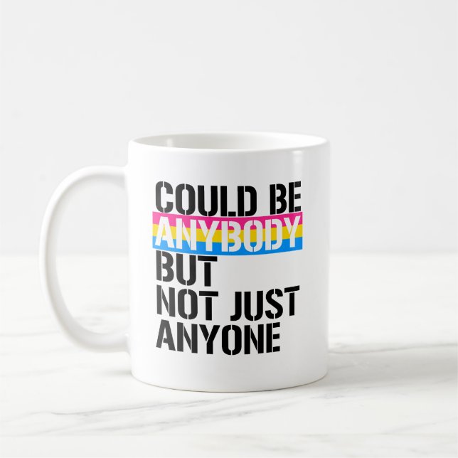 Mug Pansexuality - a pu être anybondy mais pas (Gauche)