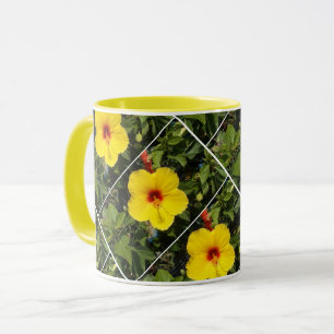 Mug Pansies jaune vif