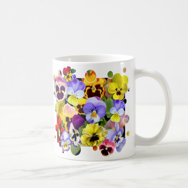 Mug Pansy Patchwork (Droite)