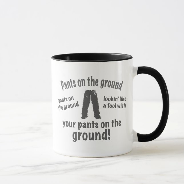Mug Pantalon au sol ! (Droite)