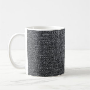 Mug Pantalon bleu texture de tissu denim