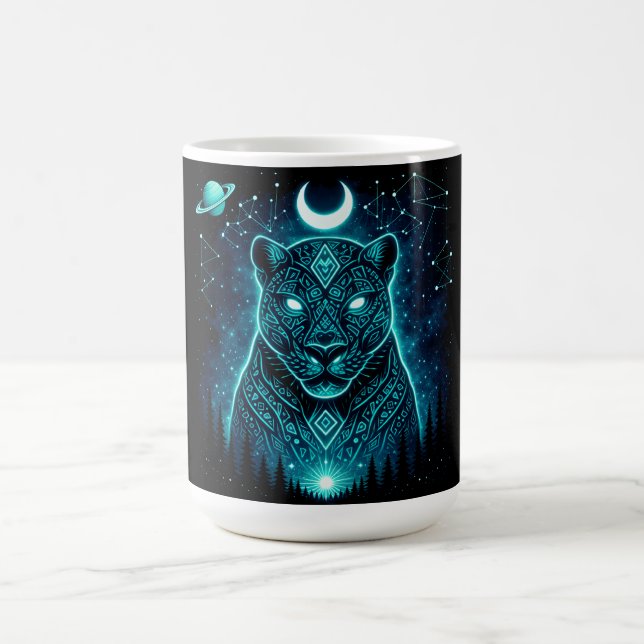 Mug Panthère céleste – Galaxie de faune de l'ombre cos (Centre)
