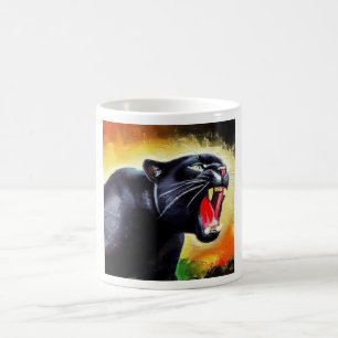 Mug Panthère noire (7) Chat sauvage