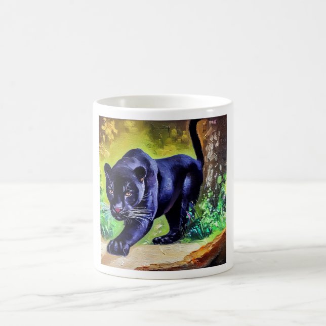 Mug Panthère noire (8) Chat sauvage (Centre)