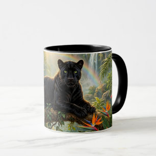 Mug Panthère noire Fleurs de la jungle du Kenya Cascad