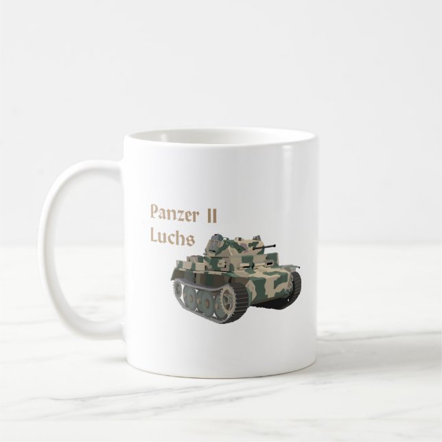 Mug Panzer II Luchs Allemand 2ÈME GUERRE MONDIALE Batt (Gauche)