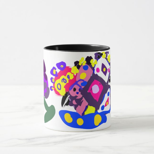 Mug Paon amusant cool  (Centre)