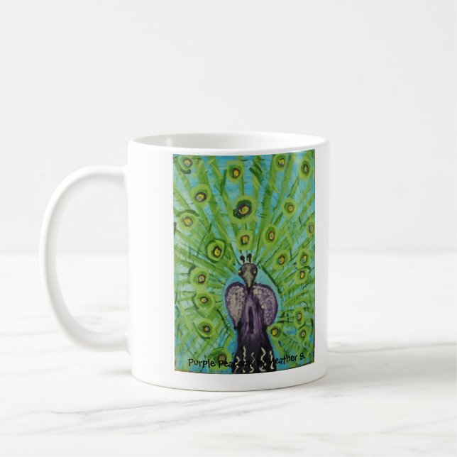 Mug Paon pourpre par Heather S. (Gauche)