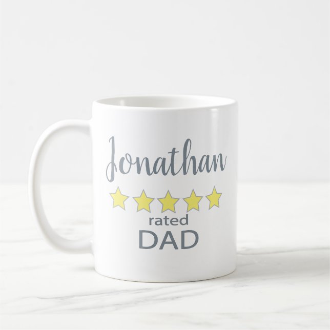 Mug Papa 5 étoiles (Gauche)